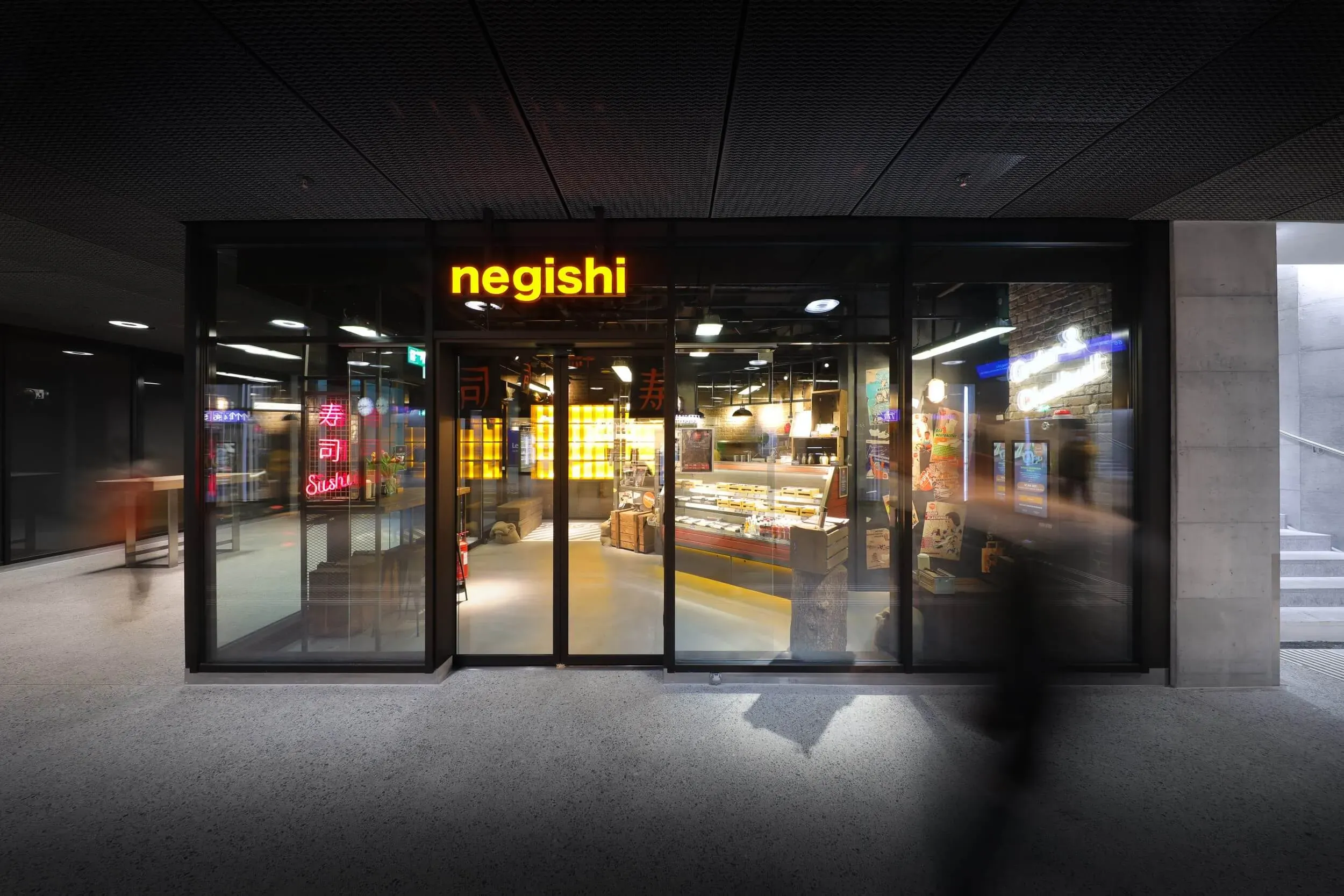 Negishi - GALA DESIGN kombinierte traditionelle japanische Ästhetik mit modernem Design und schuf ein einzigartiges, immersives Restauranterlebnis.