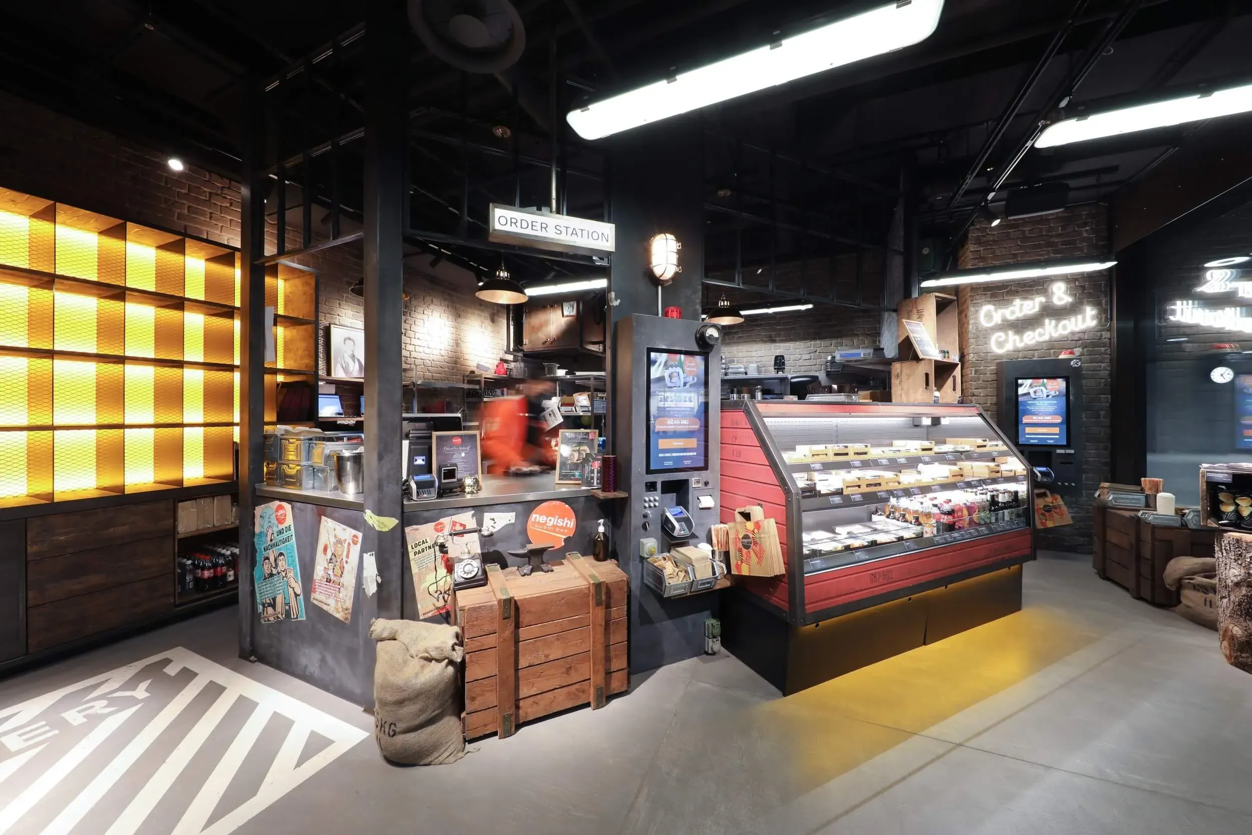 Architectural interior design showcasing organic forms and natural light