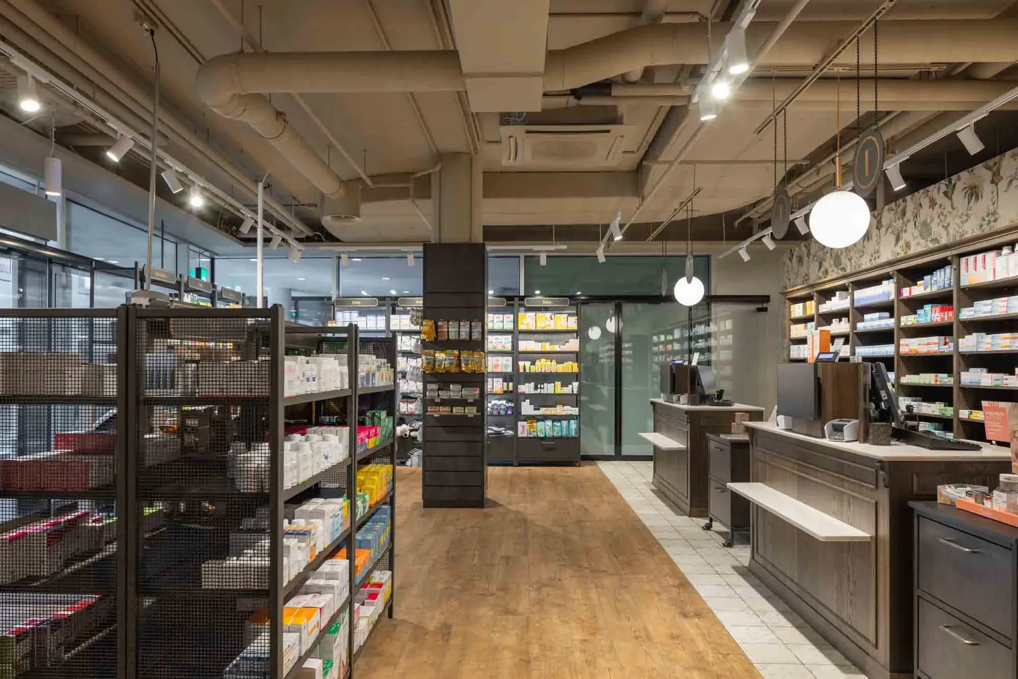 Architectural interior design showcasing organic forms and natural light