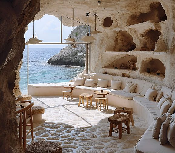 Gala Design interior space showcasing organic architecture and modern design elements